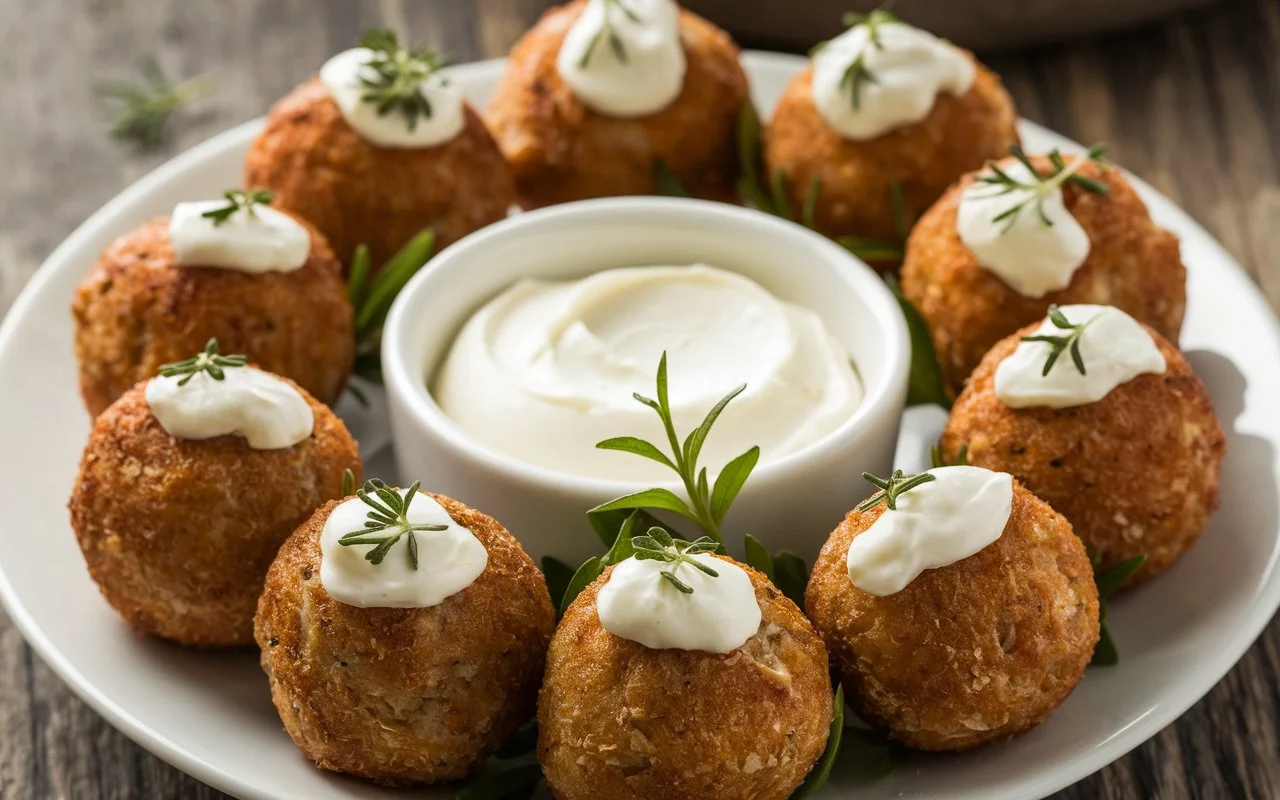 Balls with Cream Cheese