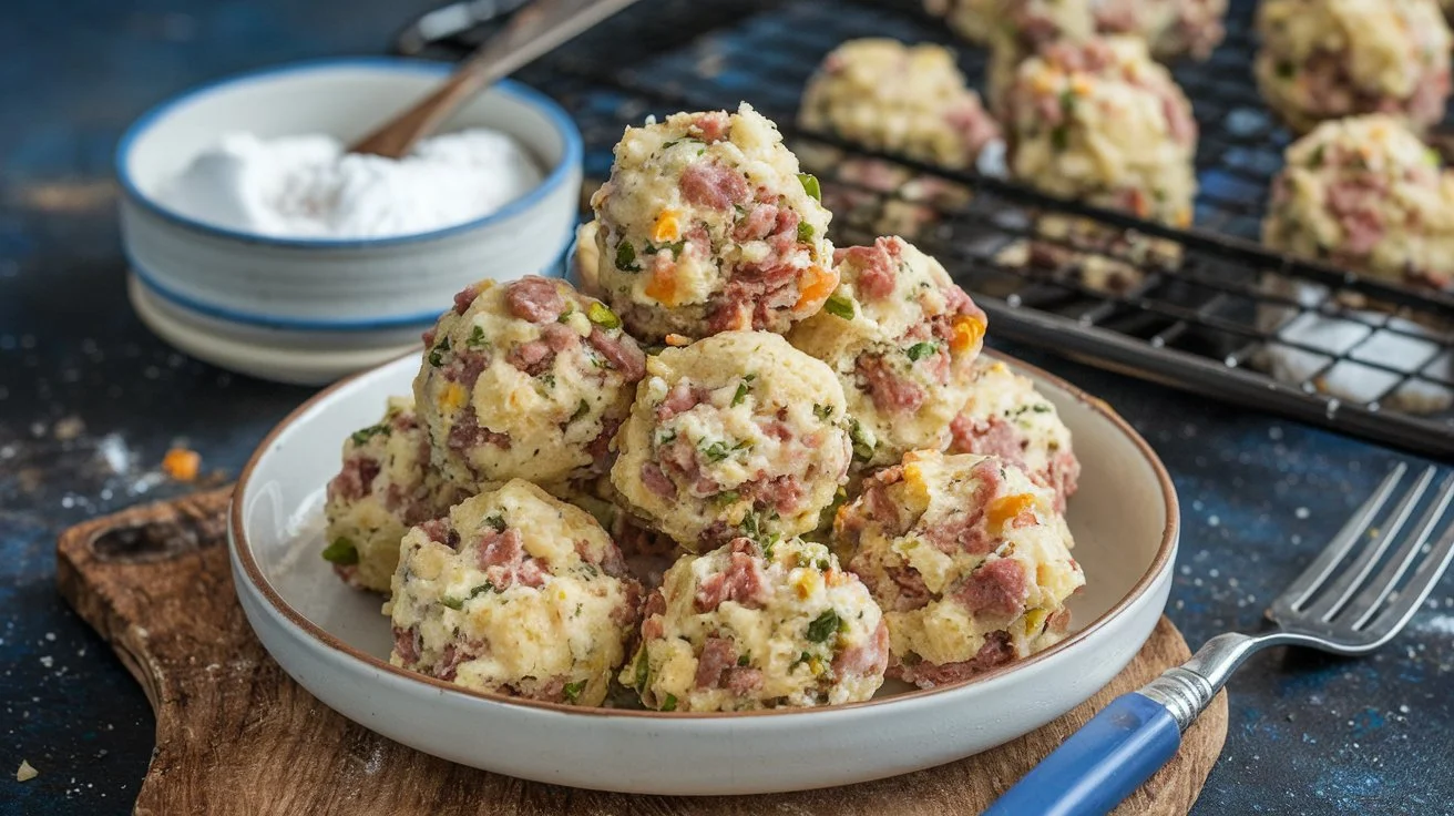 How to Make Sausage Balls with Cheddar Bay Biscuit Mix