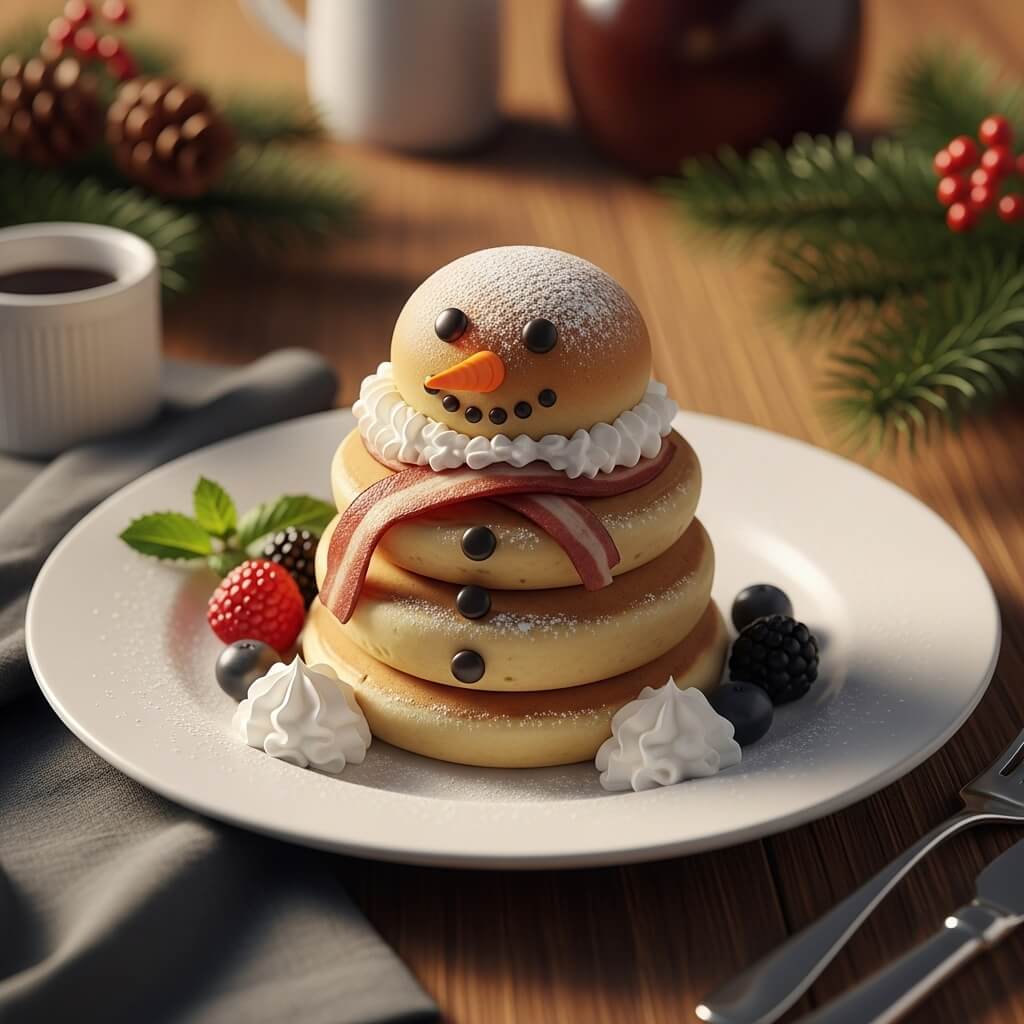 Snowman Pancake Breakfast: A Whimsical Winter Morning Treat for the Whole Family 2 Snowman pancake breakfast 1 Snowman Pancake Breakfast: A Whimsical Winter Morning Treat for the Whole Family
