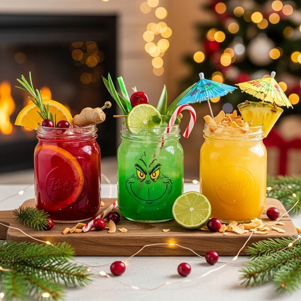 Holiday Punch Flight Samplers (Mini Punch Jars): Fun & Festive Sips for Your Holiday Parties 2 holiday punch flight samplers mini punch jars Holiday Punch Flight Samplers (Mini Punch Jars): Fun & Festive Sips for Your Holiday Parties